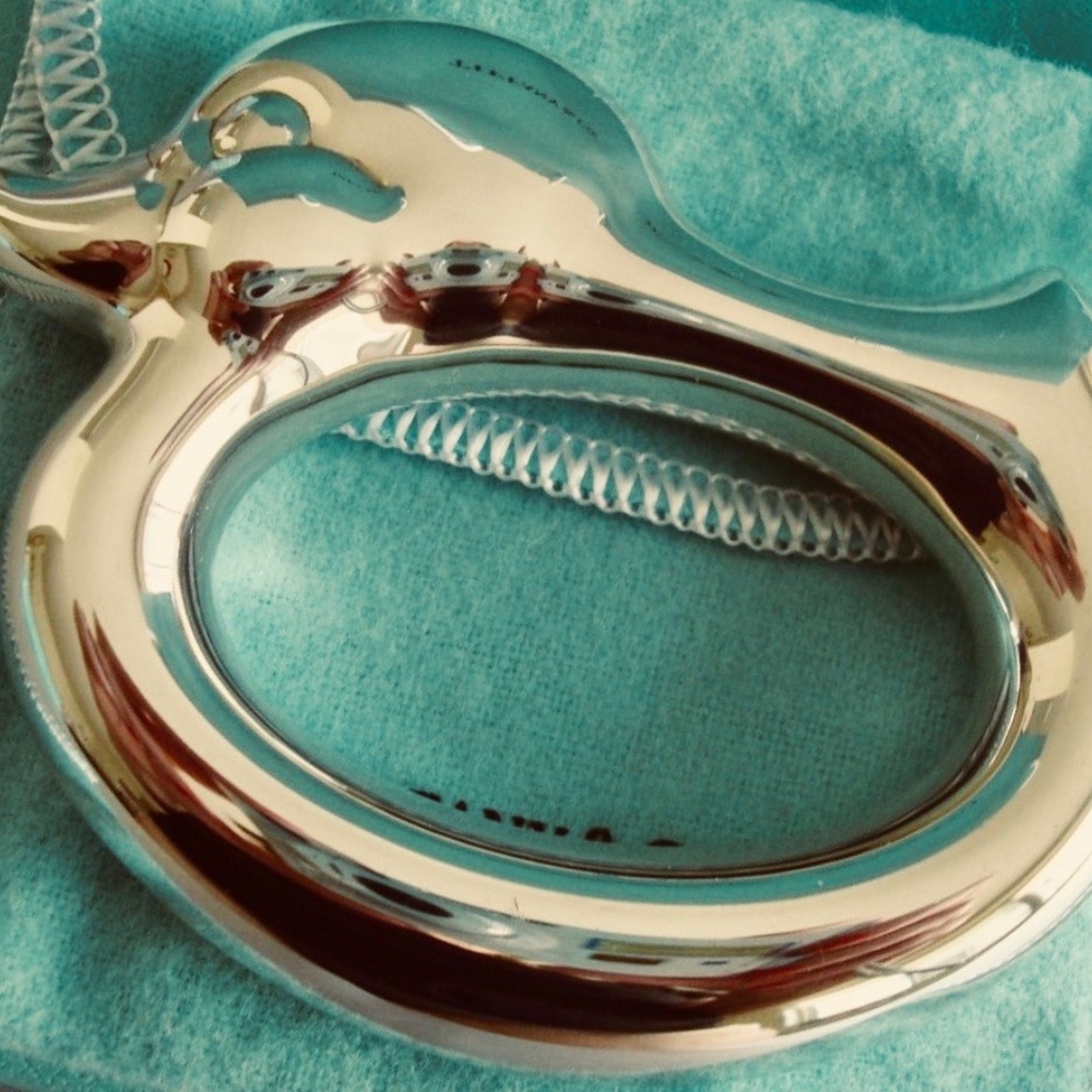 Tiffany & Co. Sterling Silver Duck Baby Rattle